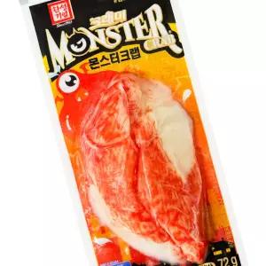 한성 크래미 몬스터크랩 72g (1개) 게맛살 킹크랩맛살 반찬 샐러드 재료 냉장