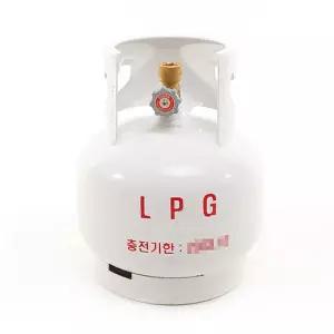 스틸 3kg LPG 가스통 가스미충전