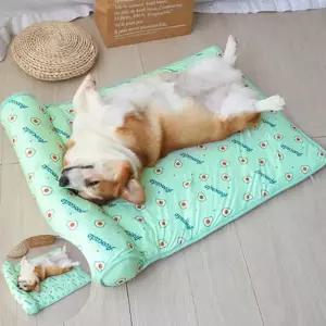 미끄럼방지매트 강아지 고양이 잠자리 이불 패드 방석 펫매트 쿨매트