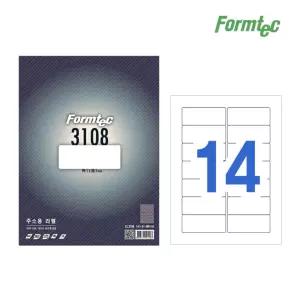 폼텍 주소용 라벨지 LS-3108 14칸 100매 A4