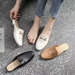 패션 블로퍼 여자 슬리퍼 뮬 캐주얼 데일리 여름