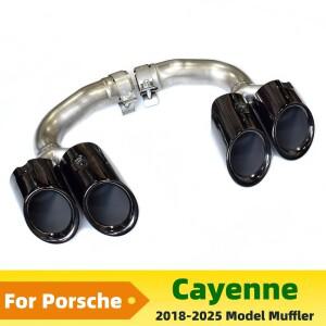 포르쉐 카이엔 배기팁 2018-2025 모델용 업그레이드된 S 쿼드 머플러