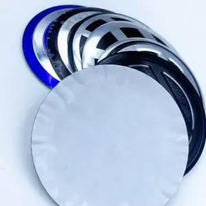 자동차휠캡 차량 휠용 20개 56mm 60mm 65mm 자동차 휠 센터 스티커 실버 블랙 림 캡 지름 로고 허브 커버