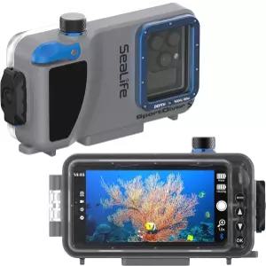 SeaLife SportDiver S 컴팩트 스마트폰 스쿠버 하우징 - 100인치까지 잠수 방수 사진 간편한 카메라 컨트롤