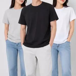 봄신상 출근룩 제이케이 남성 여성 순면 라운드 면티 반팔티 무지 기본 티셔츠