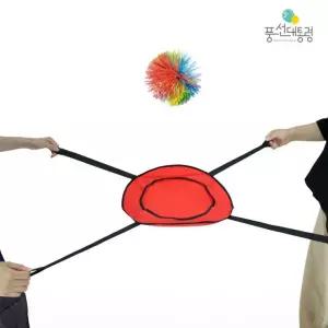 풍선대통령 너와나 2인 협동 공튕기기 협동게임 단체게임 체육대회 운동회 학교체육 레크레이션