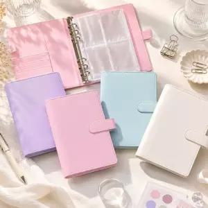 A5 6공 포카 바인더 다이어리 커버 속지 포함 포토카드 보관 홀더 현금 수납