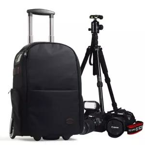 바퀴달린 카메라 가방 백팩 출사 DSLR 트롤리 장비