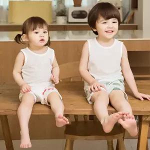 [보리보리/베베라온]베베라온  아기 런닝 밤부 메쉬 1P