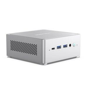 미니스포룸 미니 PC NAB6 라이트 인텔 코어 i5-12600H, 12 코어 16 스레드, 최대 4.5GHz 16GB RAM DDR4 500GB PCIe4.0 SSD 듀얼 2.5G RJ45 LAN 미니 데스크톱 컴퓨터, HDMI 2개, USB 포트 7개, WiFi 6,BT5.2