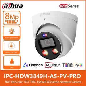 Dahua IPC-HDW3849H-AS-PV-PRO 8MP 4K WizColor TiOC PRO IR30M 아이볼 WizSense 네트워크 AI 보안 PoE 카