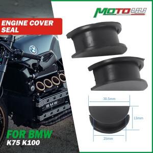 BMW K00 K75 엔진 씰링 링 반원형 실린더 헤드 고무 씰 오토바이 엔진 커버 고무 씰 가스켓 용 2PCS