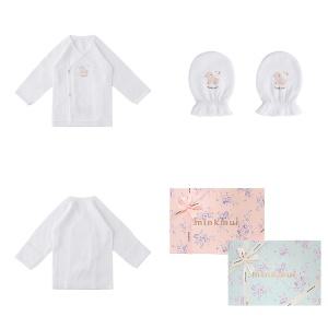 [AK분당점] [밍크뮤] (WH)앙쥬모달JQD배내저고리/손싸개SET 36A70-000-029