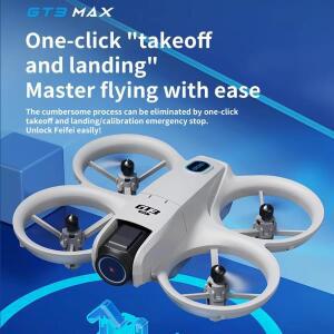 GT3 맥스 드론 8K HD 3중 카메라 GPS 브러시리스 광학  장애물 회피 4.3인치 대형 화면 UAV RC 18000M 2026