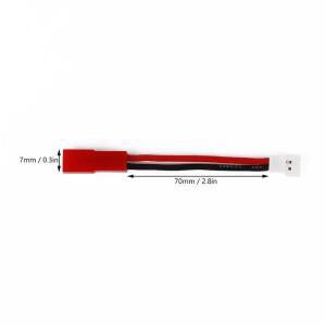 Molex 51005 화이트 플러그-JST 암커넥터 배터리 충전 어댑터 케이블 70mm 와이어 로프 1개 2 4/10개