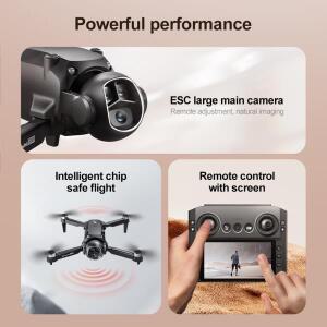M7 에어리얼 드론 8K HD 카메라 브러시리스 접이식 스크린 헤드리스 모드 광학  장애물 위치 감지 호버링