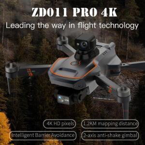 2024 ZD011 PRO 드론 8K  HD 카메라 비디오 4K GPS 와이파이 FPV 2 축 손떨림 방지 짐벌 UAV RC 5km 장거리