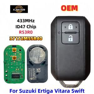 XJMYNB  OEM 433MHz ID47 칩 키리스 스마트 리모컨 자동차 키 스즈키 에르티가   비타라 스위프트 37172M55