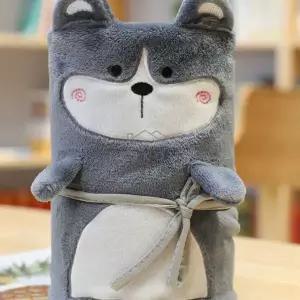 이불담요 비행기담요 무릎담요 허스키 WFPA1K5