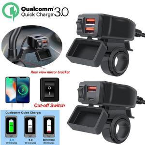 헤드업디스플레이, hud, 자동차 헤드업PD QC3.0  USB 고속 셀룰러 충전기 방수  C 포트 소켓 커넥터 셀 모