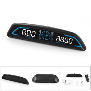 헤드업디스플레이, hud, 자동차 헤드업G3 GPS HUD 속도계 - USB 연결 속도 시계 나침반 고도 및 과속 경보