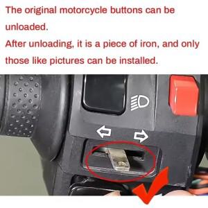 Bajaj Pulsar 125 RS200 액세서리 Mototcycle 스위치 버튼 방향 지시등 키 캡 장식 커버
