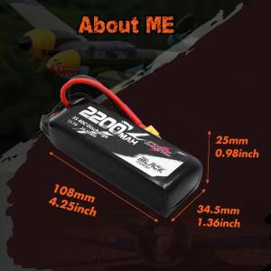 CNHL 2200mAh 3S 40C 11.1V 리포 배터리 XT60 플러그 포함 RC 비행기 헬리콥터 쿼드콥터 FPV 드론 자동차