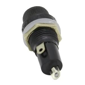 5개입 퓨즈 홀더 블랙 인슈어런스 튜브 소켓 10A 250V AC 패널용