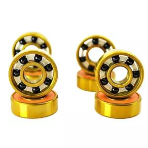 608-2RS 하이브리드 블랙 세라믹 볼 베어링 8 22 7mm 롤러 스케이트보드 휠