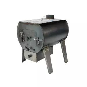 화목난로 군고구마 무쇠 주물 옥수수 군밤 소형 장작 4mm 난방 망간강 연통 30x50