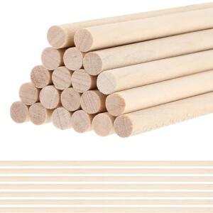 10-60개 소형 대나무 막대 지름 4mm/6mm/7mm/8mm/길이 20/30cm DIY 수제 건축 모델 재료 목재