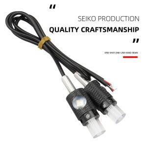 2쌍 오토바이 LED 독수리 눈 신호등 RGB DRL 주간 주행등 12V 범용 미니 번호판등