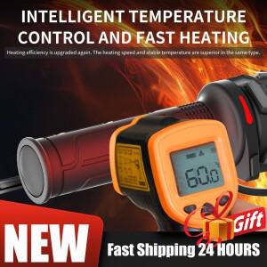 DC 12V 오토바이 핸들바 히터 핫 그립 핸드 워머 22mm 방수 6단 전기 히팅