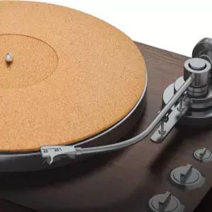 비닐 LP 레코드 플레이어를 위한 코크 턴테이블 매트 PRO SPIN 3mm 고음질 오디오 파일 음향 지원이 가능한