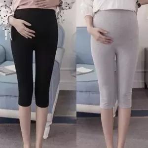 임산부편한바지 블랙그레이 임산부 7부레깅스 204848 2종1세트(M-XXL)