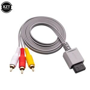 콘솔케이블 WII 콘솔 1 8M 3 RCA 금도금 3RCA WILL 케이블 비디오 480P 오디오 컴포지트