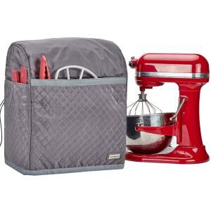 홈스 스탠드 믹서 퀼트 더스트 그레이 위한 KITCHENAID 액세서리를 리프트 그레이 다양한 쿼터 지퍼 특허 주방 포켓 커버 포함 포켓 디자인 가전