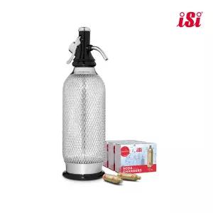 iSi 이지 탄산수 소다 메이커 클래식  탄산수 제조기 & 탄산캡슐 3Box(30개입) 세트
