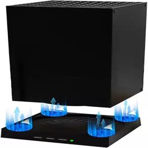 USB 포트 3개가 있는 Xbox Series X 쿨링 팬 Raryars 외장 쿨러 온도 제어 콘솔 스탠딩 마운트 시스템