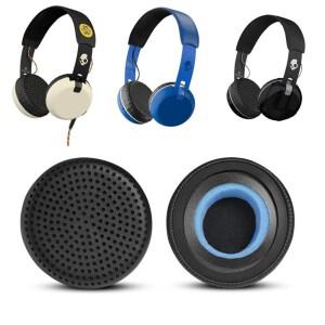 2개세트 폼 스폰지 이어 패드 헤드셋 교체 용 쿠션 귀마개 수리 부품 Skullcandy Grind