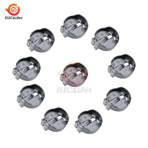 10Pcs 3V CR2025 ø20mm 버튼 코인 셀 배터리 홀더 소켓 케이스 휴대용 미니 브래킷 DIY 보관함