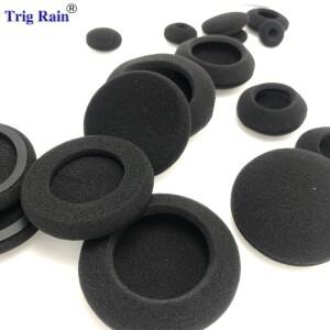 헤드폰용  폼 이어 패드 스폰지 교체 쿠션 커버 케이스 35mm 40mm 80mm