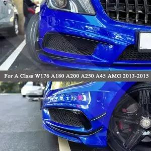 프론트 범퍼 에어 벤트 사이드 카나드 윙 스포일러 바디 키트 메르세데스 벤츠 A 클래스 W176 A180 A200