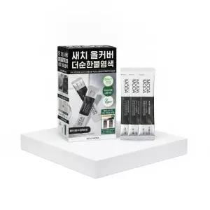 더 순한 물염색 블랙 다크 브라운 30g 10gx3포 기획 +블랙샴푸 샤쉐 10매입 4069504