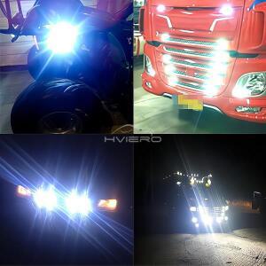 2/4/10pcs 자동 독수리 눈 주간 러닝 라이트 실버 쉘 Led Drl 백업 23mm 역방향 주차 회전 신호 브레이크