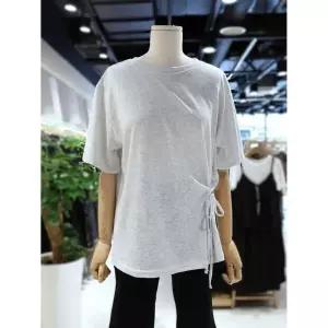 일부수량 플라스틱아일랜드 린넨 사이드 스트링 반팔 티셔츠 PS7XB3T9 2789649