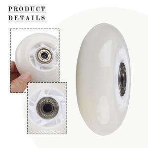 64/70/72mm 베어링 반짝이 바퀴 야외 인라인 하키 스케이트 바퀴 LED 조명 휠 플래시 롤러