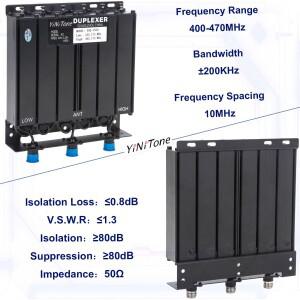양방향 라디오 50W SGQ-450D UHF400-470MHz 맞춤형 주파수 휴대용 듀플렉서