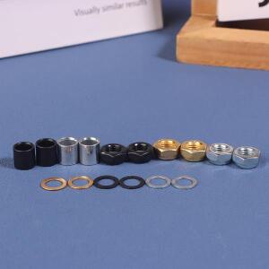 [YOUU]16pcs 4륜 스케이트보드 롱보드 베어링 스페이서 워셔 하드웨어 나사 장착 M8 볼트세트 액세서리