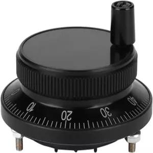 수동 펄스 입력형 CNC 또는 밀링 머신용 5V 60MM 핸드 휠 인코더 밀 라우터 노브 단자 연결 100개의 정지